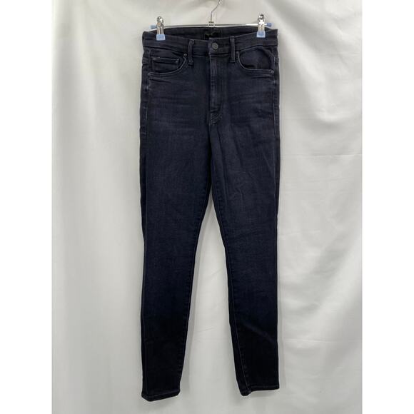 Mother 27 the High Waisted Looker Ankle in Encounters At Night - Picture 3 of 8